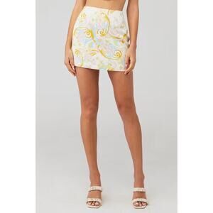 For Love & Lemons Aiko Mini Skirt High Waist